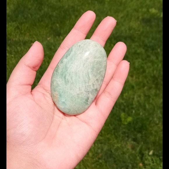 {Giveaway Bonus} ✨ HP ✨ Amazonite ✨ Palm Stone ✨ - Picture 5 of 6